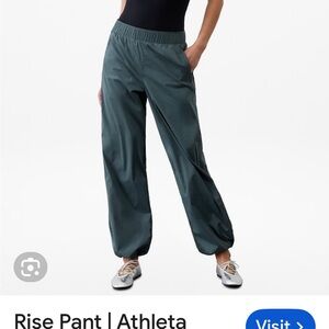 Athleta BLACK Rise Pants Large